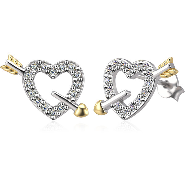 Olivie Stříbrné náušnice AMORŮV ŠÍP 9728 64805022