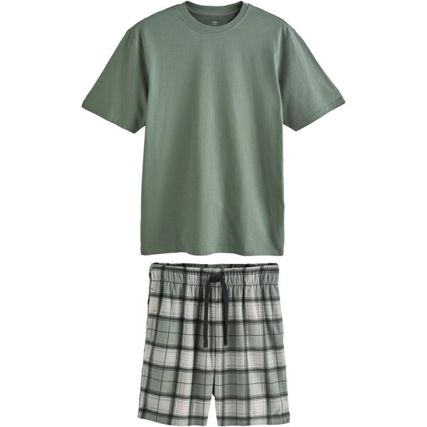 Next Krátke pyžamo zelená / čierna 64472531