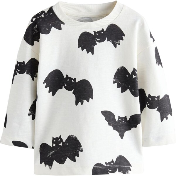 Next Tričko čierna / biela 64488404