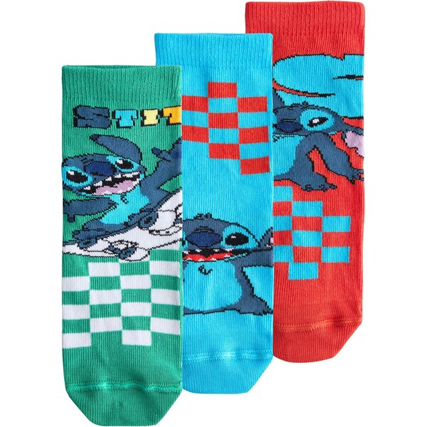 Next Ponožky Lilo und Stitch nebesky modrá / trstinová / červená / 64472584