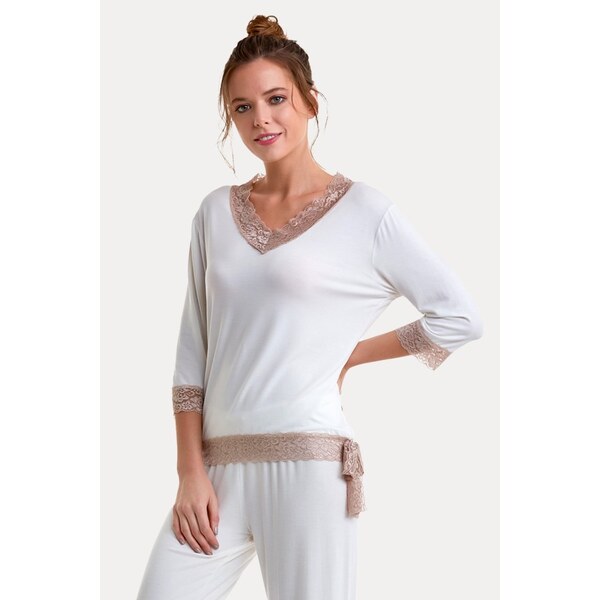 Luisa Moretti Dámske bambusové pyžamo ROZALIA 47733440