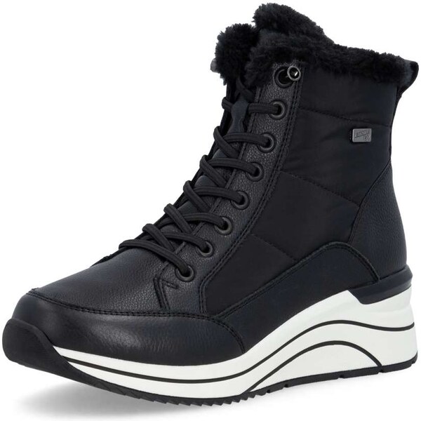 RIEKER Dámska členková obuv REMONTE D0T80-00 čierna W5 64474156