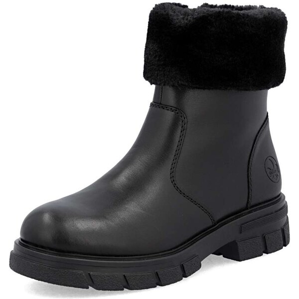 Dámska členková obuv RIEKER Z9188-00 čierna W5 64474543