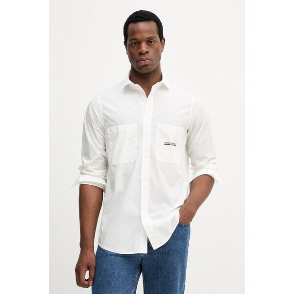 Bavlnená košeľa Armani Exchange 64475284