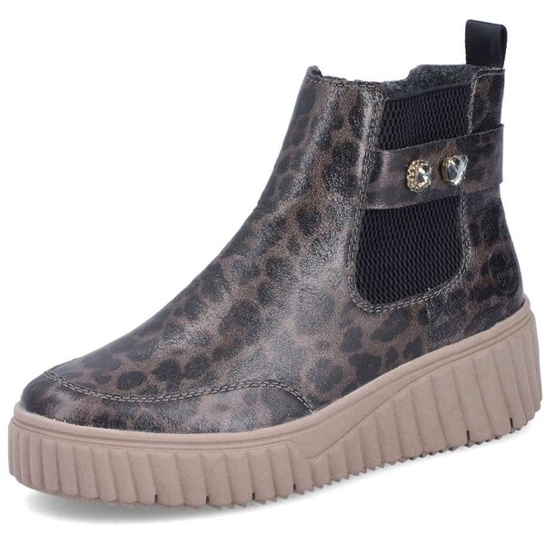 Dámska členková obuv RIEKER N2556-42 sivá W5 64479546