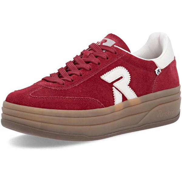 Dámske tenisky RIEKER W3700-35 červená W5 64479554