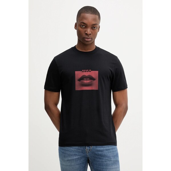 Bavlnené tričko HUGO Deterni 64482157