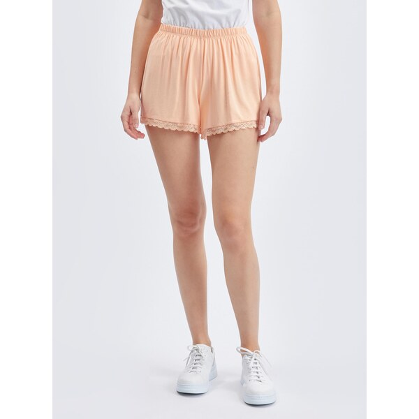 Marhuľové dámske kraťasy s čipkou ORSAY 64779967