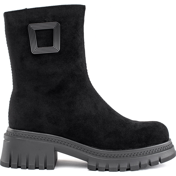 GOODIN Womens black boots with a thick sole 56783595