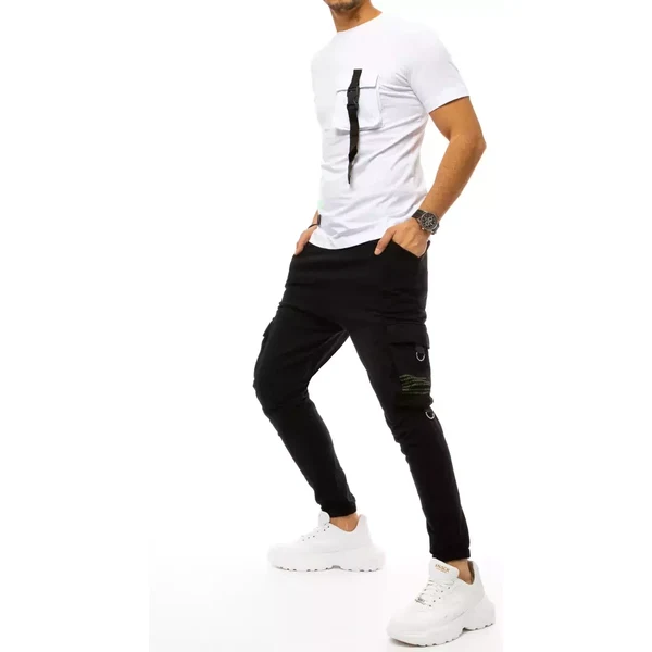 Pánska tepláková súprava bielo-čierna Dstreet 58165719