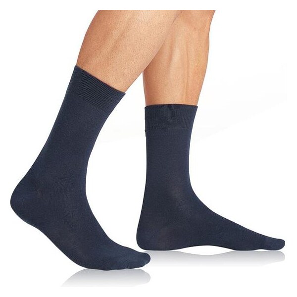 Bellinda COTTON COMFORT MEN SOCKS - Pánske ponožky - tmavo modrá 64668396