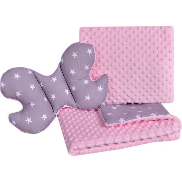 Medi Partners Set of a quilt with a pillow for a stroller 64668636