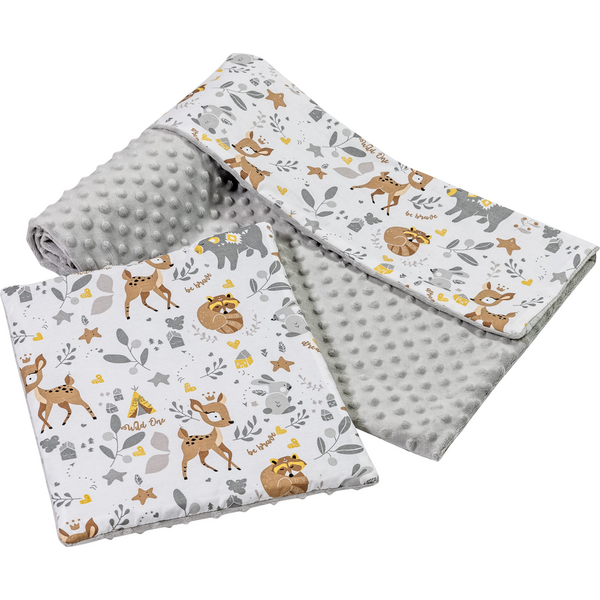 Medi Partners Quilt 75x100 + pillow 35x30 cotton + minky – Jelonki + 64668880