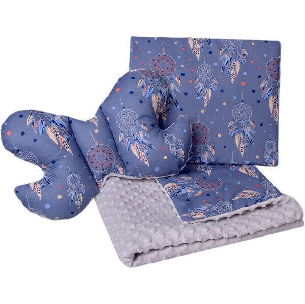 Medi Partners Quilt set with a stroller pillow + butterfly - 64670291