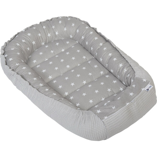Medi Partners Baby cocoon/nest – Waffle – Stars + gray Waffle 64670301