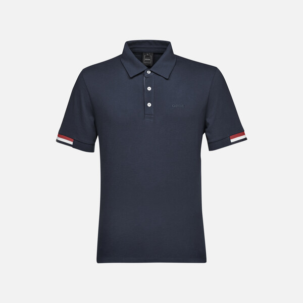 Dark blue mens polo shirt Geox - Mens 64673764