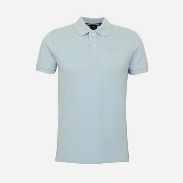 Light blue mens polo shirt Geox - Mens 64676139