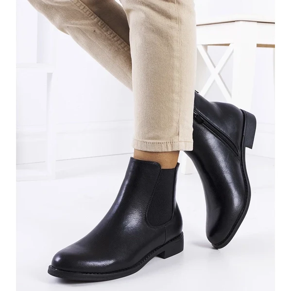 Gemre Čierna botki Linemell 64676483