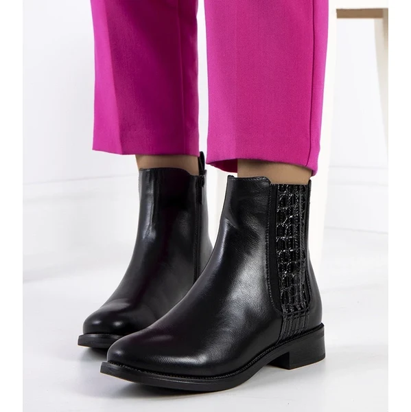 Gemre Black botki Rotherham 64676486