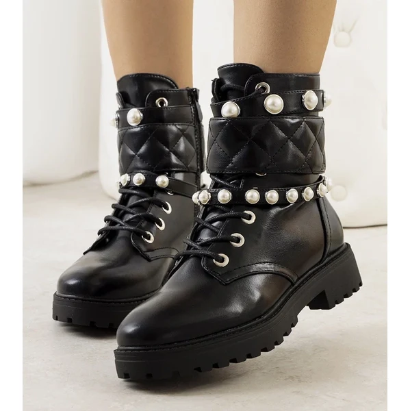 Gemre Čierne dámske trapery Cesia 64676526