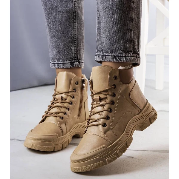 Gemre Hnedá izolovaná botki Dinto 64676599