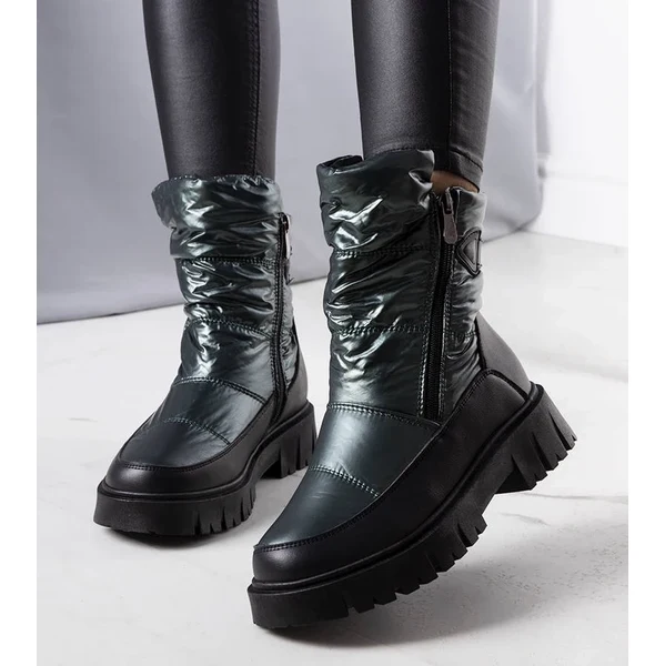 Gemre Čierna izolovaná botki s platformou Niklas 64676624