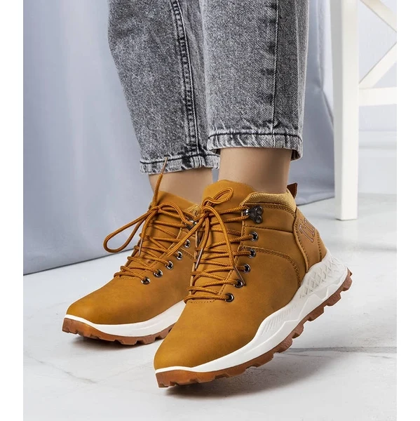 Gemre Hnedé zateplené dámske traperské topánky od Adleri 64676644