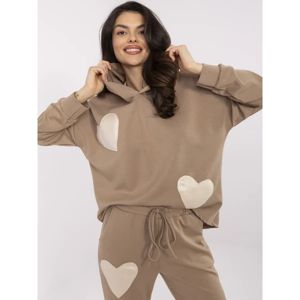 Italy Moda Set-MI-KMPL-M61431.68P-dark beige 64677618