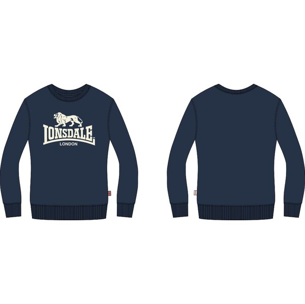 Lonsdale Mens crewneck sweatshirt slim fit 64678839