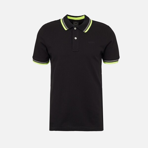 Black mens polo shirt Geox - Mens 64679911