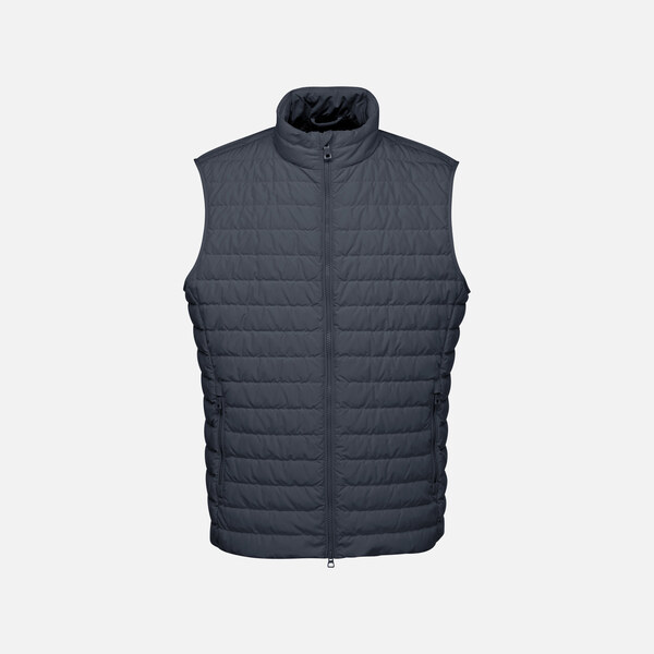 Dark Blue Mens Quilted Jacket Geox Warrens - Mens 64680430