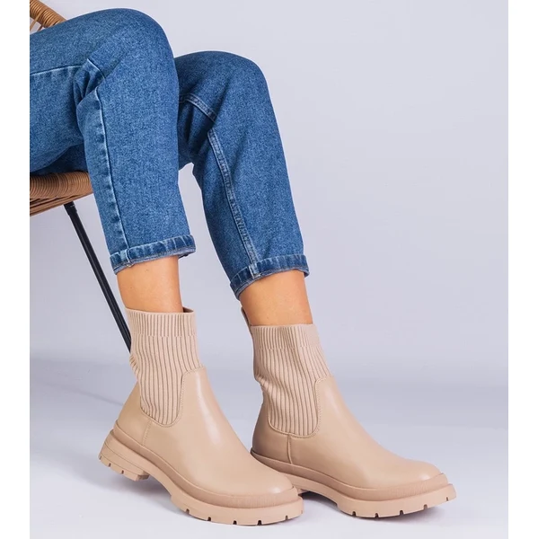 Gemre Hnedé členkové topánky s textilným zvrškom Kalvaria 64680825