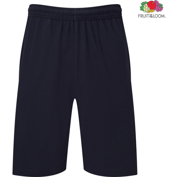 Mens navy blue shorts Iconic 195 Jersey Fruit of the Loom 64681565