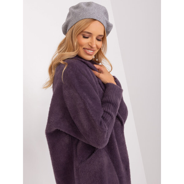 ITALY MODA Sivý štýlový baret AT-SK-231305.91P-grey 57953263