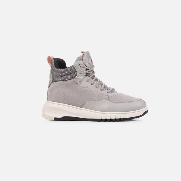 Grey womens ankle boots Geox Aerantis - Womens 64694035