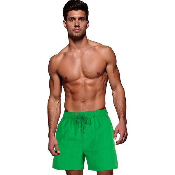 Zelené pánske kúpacie šortky Dstreet 64694843
