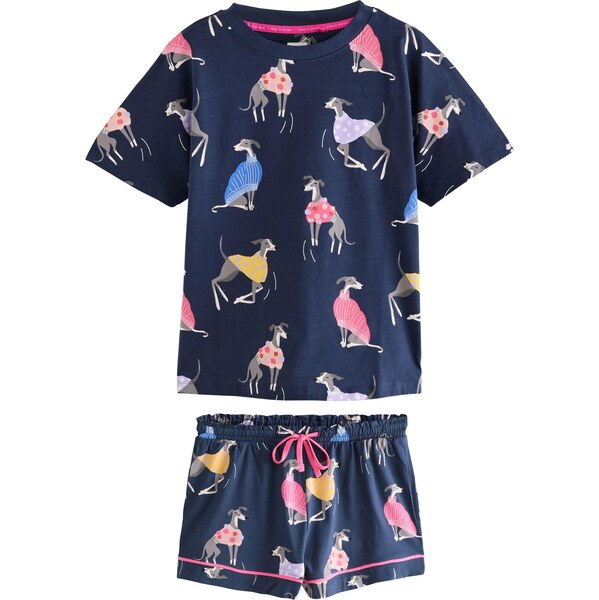 Next Kraťasy tmavomodrá / sivá / svetlofialová / biela 66427192