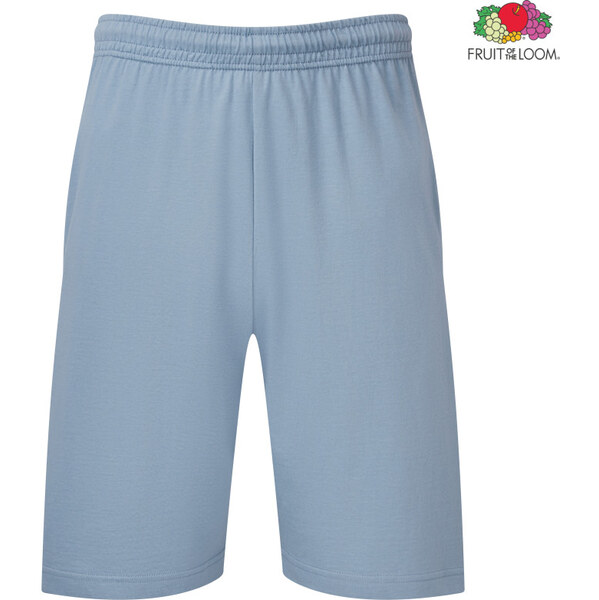 Mens Blue Shorts Iconic 195 Jersey Fruit of the Loom 64696069