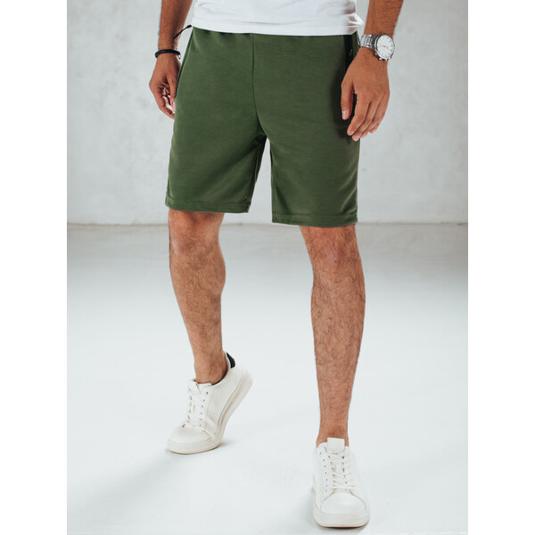 Olivové pánske dresové šortky Dstreet 64701977