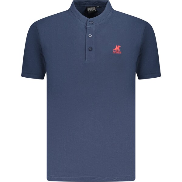 U.S. GRAND Pánske modré polo tričko s krátkym rukávom 64704063