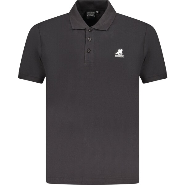 U.S. GRAND Pánske čierne polokošele 64709573