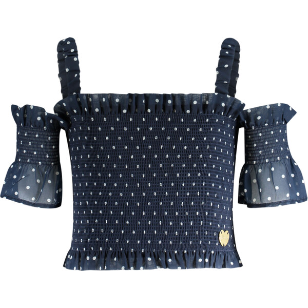 Dievčenský modrý top GUESS JEANS 64710855