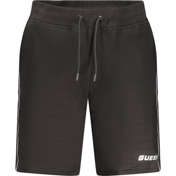 GUESS JEANS Čierne pánske teplákové kraťasy GUESS 64711466