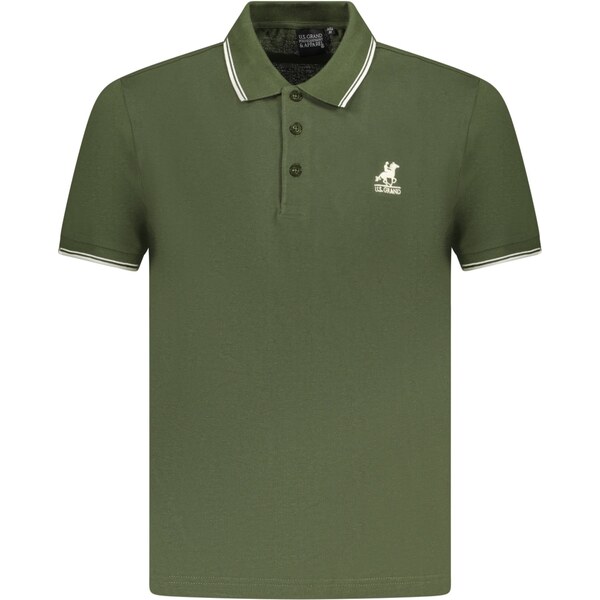 U.S. GRAND Pánske zelené polo tričko s krátkym rukávom 64711510