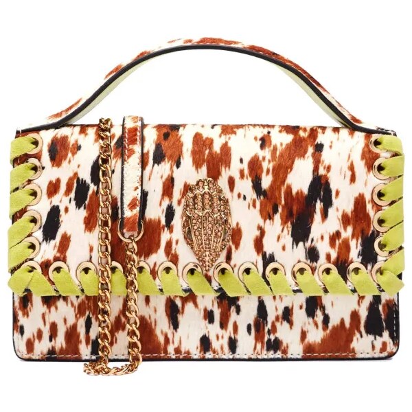 Kurt Geiger Kožená kabelka na rameno BOND 64483694