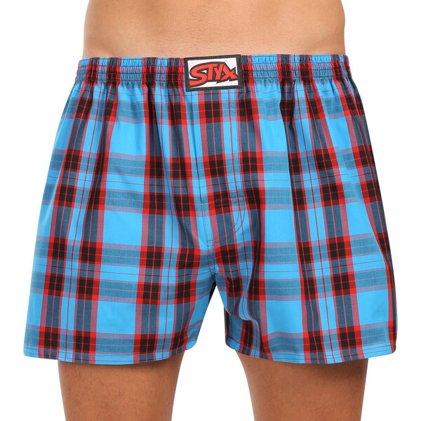 3PACK pánske trenky Styx klasická guma viacfarebné (3A110810) 64494991