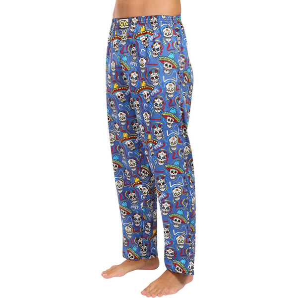 Pánske nohavice na spanie Styx lebky (DKP1856) 64494995