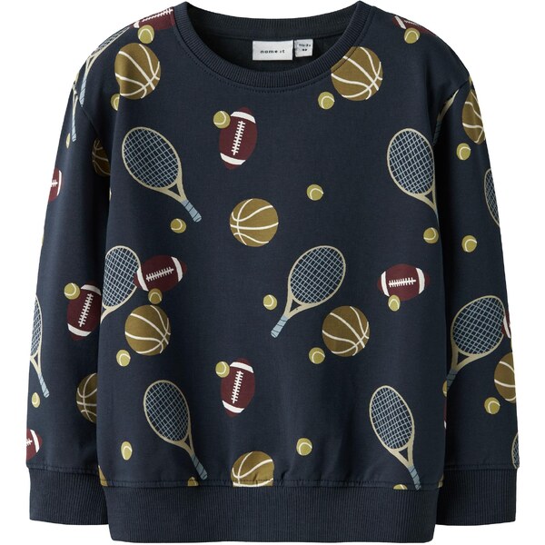 NAME IT Mikina NMMKEATON námornícka modrá / olivová / vínovo červená / 64501246