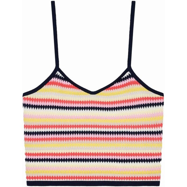 OH APRIL Vyšívaný top Feijoa modrá / žltá / ružová / červená / čierna 65651130