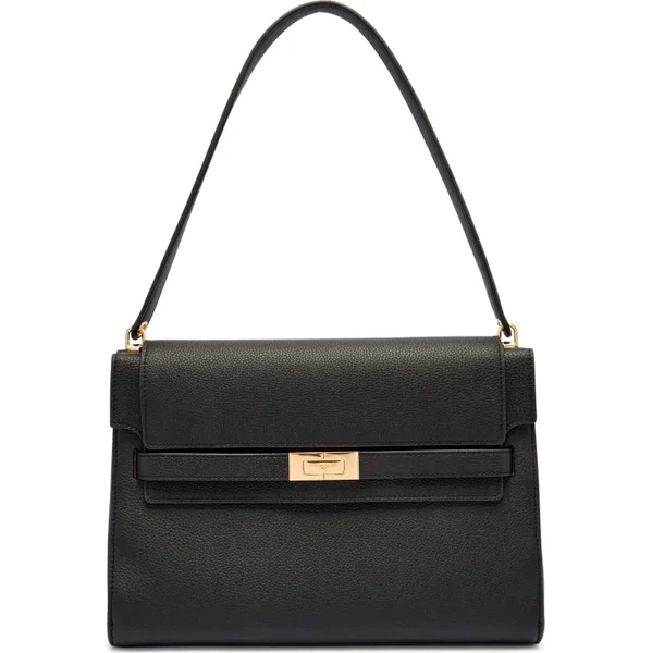 TORY BURCH Kožená kabelka na rameno Lee Radziwill Pebble 64496377